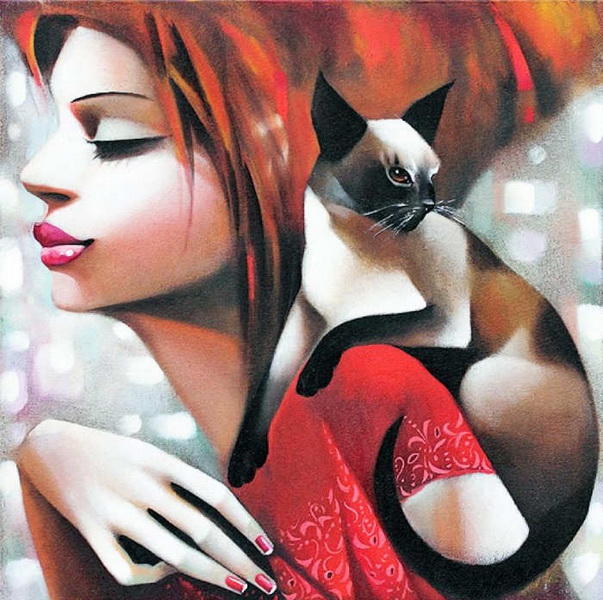 "Картинная галерея Day.Az": Чувственные и нежные женщины Иры Тсэнтекидоу