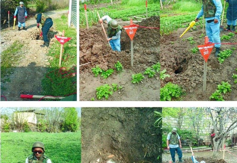 Cəbhəboyu rayonlarda 45 ədəd partlamamış hərbi sursat zərərsizləşdirildi