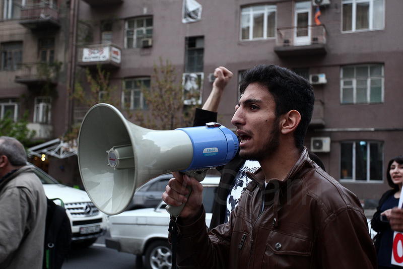 Антироссийский митинг в Ереване