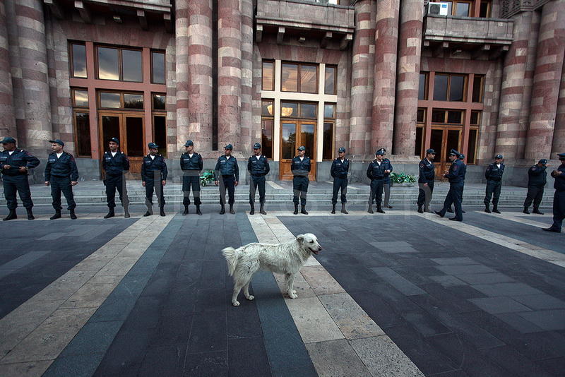 Антироссийский митинг в Ереване