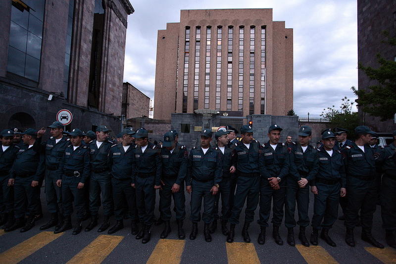 Антироссийский митинг в Ереване