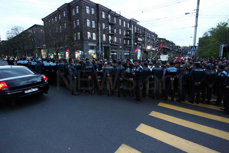 Антироссийский митинг в Ереване