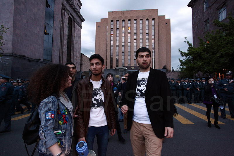 Антироссийский митинг в Ереване
