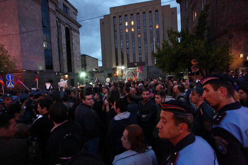 Антироссийский митинг в Ереване