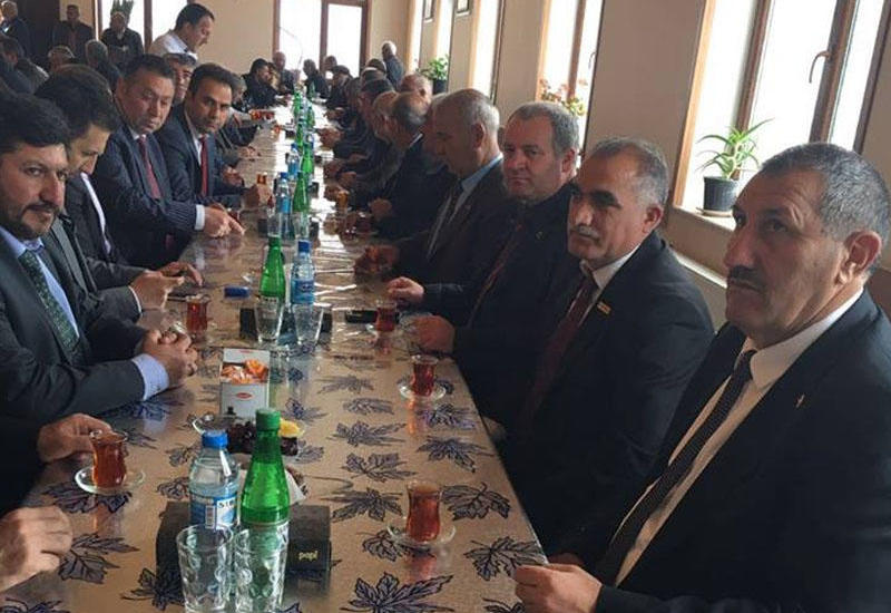 Türkiyəli Millət vəkili şəhidimizn yasına gəldi