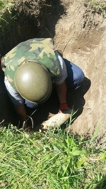 В прифронтовых селах обнаружены неразорвавшиеся боеприпасы