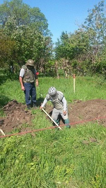 В прифронтовых селах обнаружены неразорвавшиеся боеприпасы