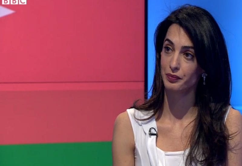 Адвокат армянства Амаль Клуни использовала ВВС для клеветы на Баку