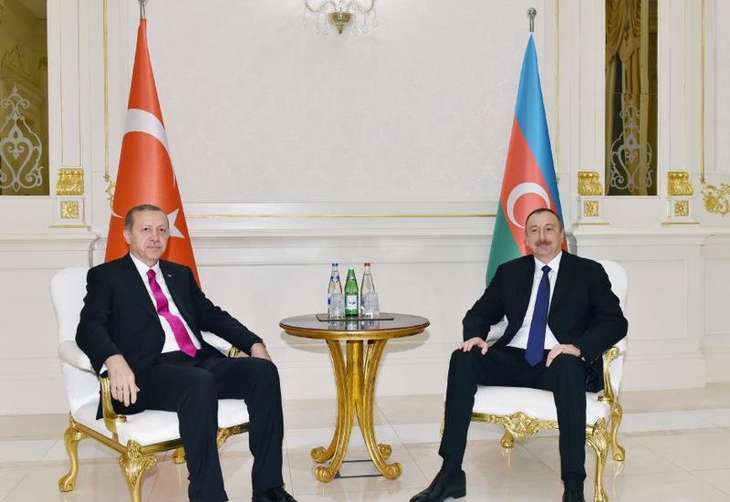 Президент Ильхам Алиев принял Президента Турции Реджепа Тайипа Эрдогана