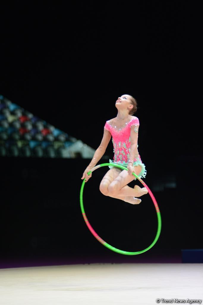 Завершился первый день соревнований XXIII Чемпионата Азербайджана по художественной гимнастике