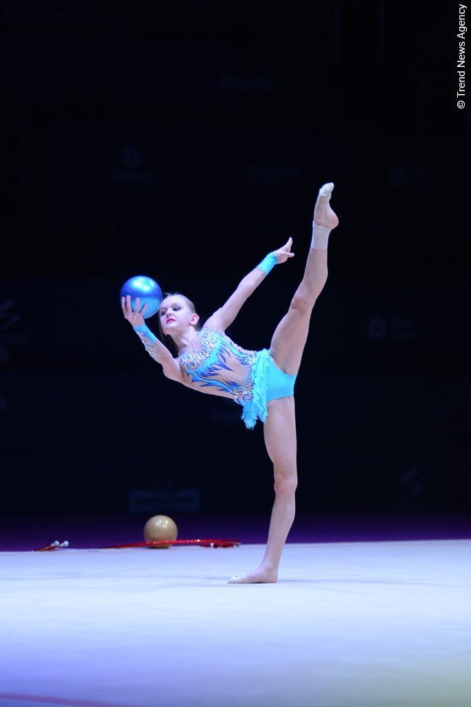 Завершился первый день соревнований XXIII Чемпионата Азербайджана по художественной гимнастике