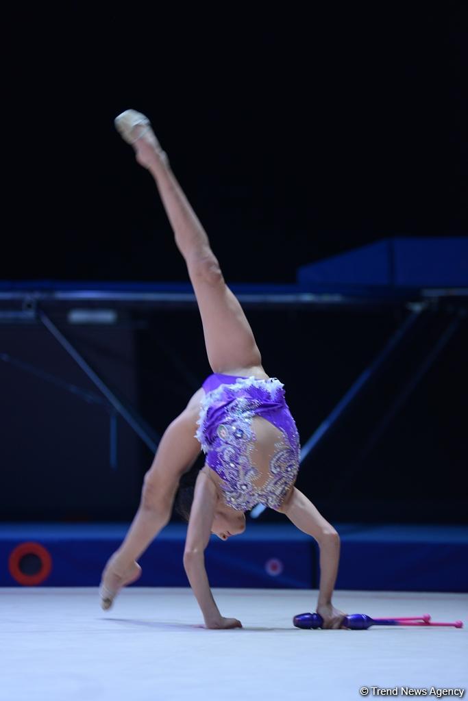 Завершился первый день соревнований XXIII Чемпионата Азербайджана по художественной гимнастике