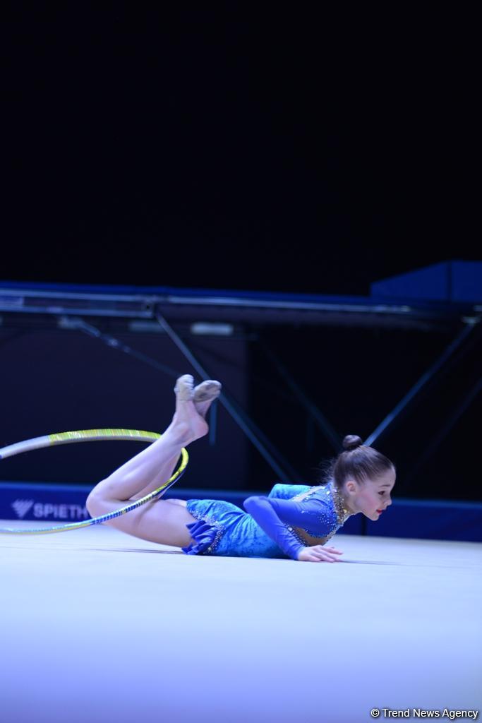 Завершился первый день соревнований XXIII Чемпионата Азербайджана по художественной гимнастике