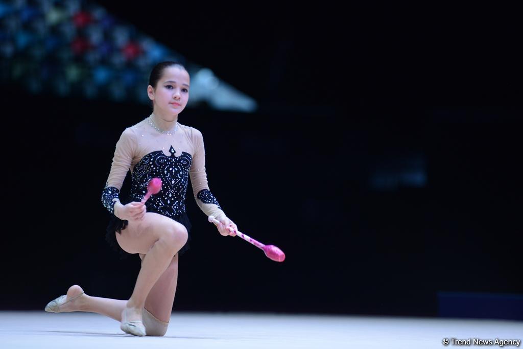 Завершился первый день соревнований XXIII Чемпионата Азербайджана по художественной гимнастике