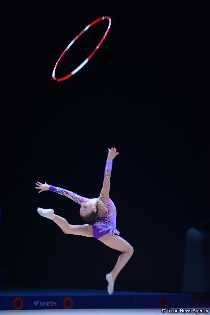 Завершился первый день соревнований XXIII Чемпионата Азербайджана по художественной гимнастике
