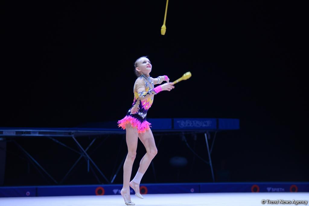 Завершился первый день соревнований XXIII Чемпионата Азербайджана по художественной гимнастике