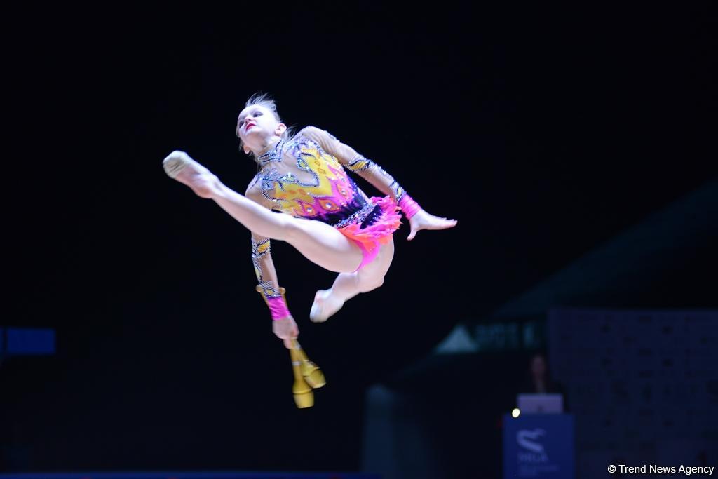 Завершился первый день соревнований XXIII Чемпионата Азербайджана по художественной гимнастике
