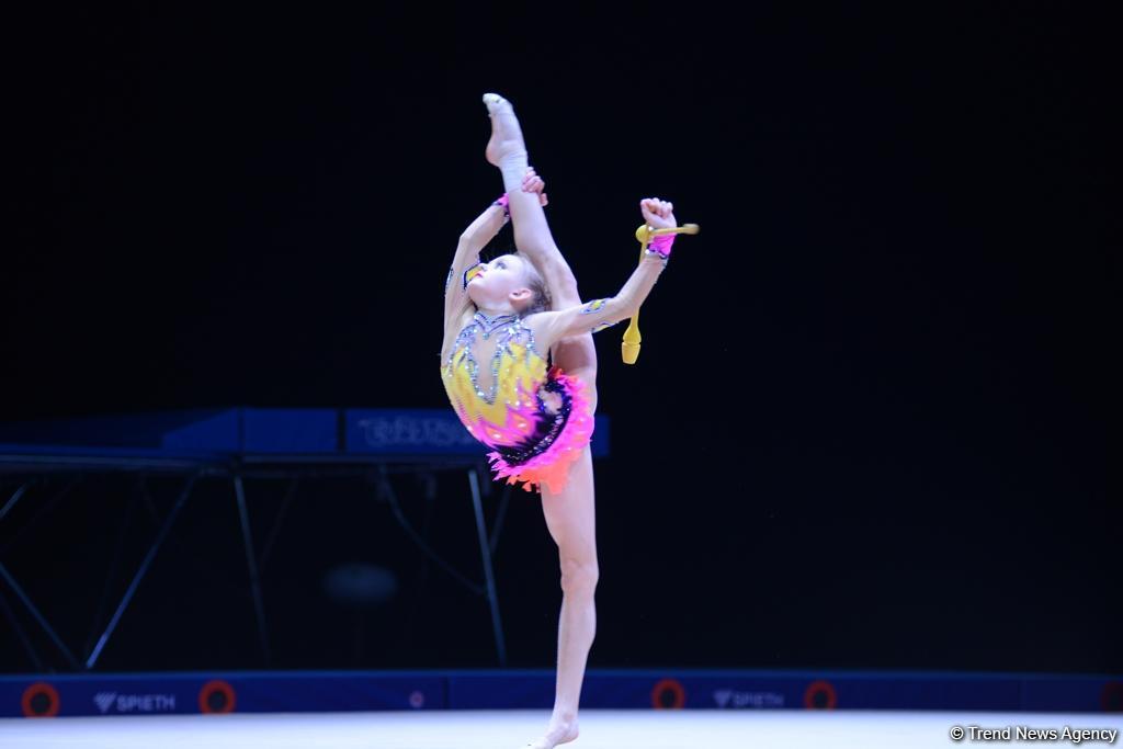 Завершился первый день соревнований XXIII Чемпионата Азербайджана по художественной гимнастике