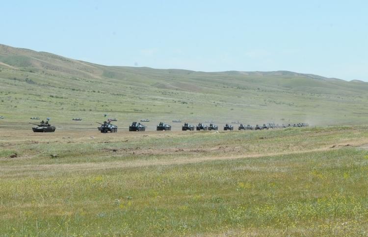 Крупномасштабные учения азербайджанской армии