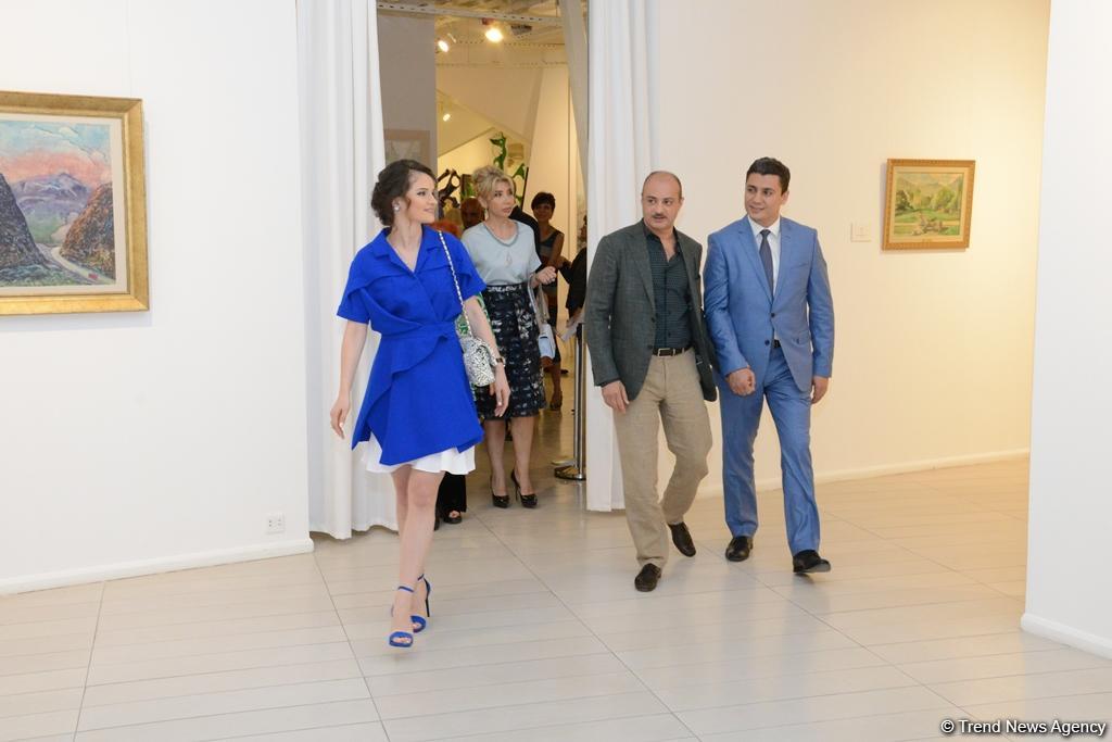 В Музее современного искусства состоялось торжественное открытие выставки выдающегося художника Гусейна Алиева "Пейзажи"