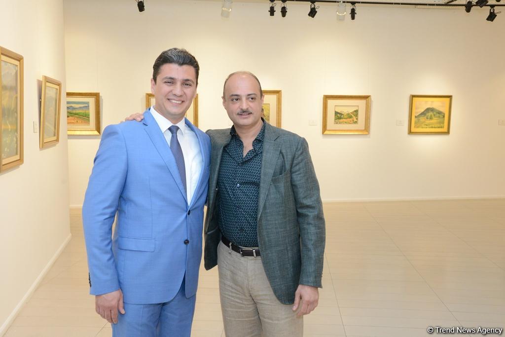В Музее современного искусства состоялось торжественное открытие выставки выдающегося художника Гусейна Алиева "Пейзажи"