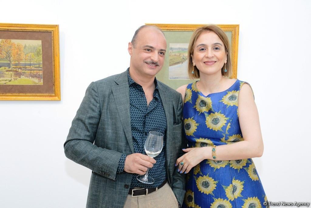 В Музее современного искусства состоялось торжественное открытие выставки выдающегося художника Гусейна Алиева "Пейзажи"