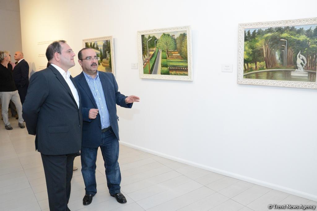 В Музее современного искусства состоялось торжественное открытие выставки выдающегося художника Гусейна Алиева "Пейзажи"