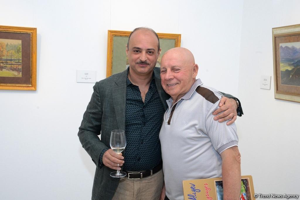 В Музее современного искусства состоялось торжественное открытие выставки выдающегося художника Гусейна Алиева "Пейзажи"