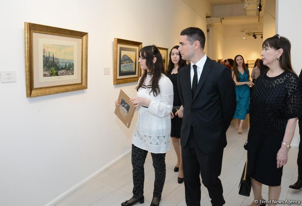 В Музее современного искусства состоялось торжественное открытие выставки выдающегося художника Гусейна Алиева "Пейзажи"