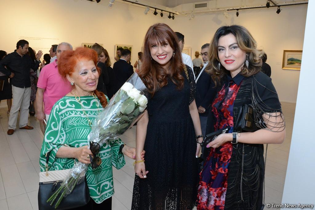 В Музее современного искусства состоялось торжественное открытие выставки выдающегося художника Гусейна Алиева "Пейзажи"