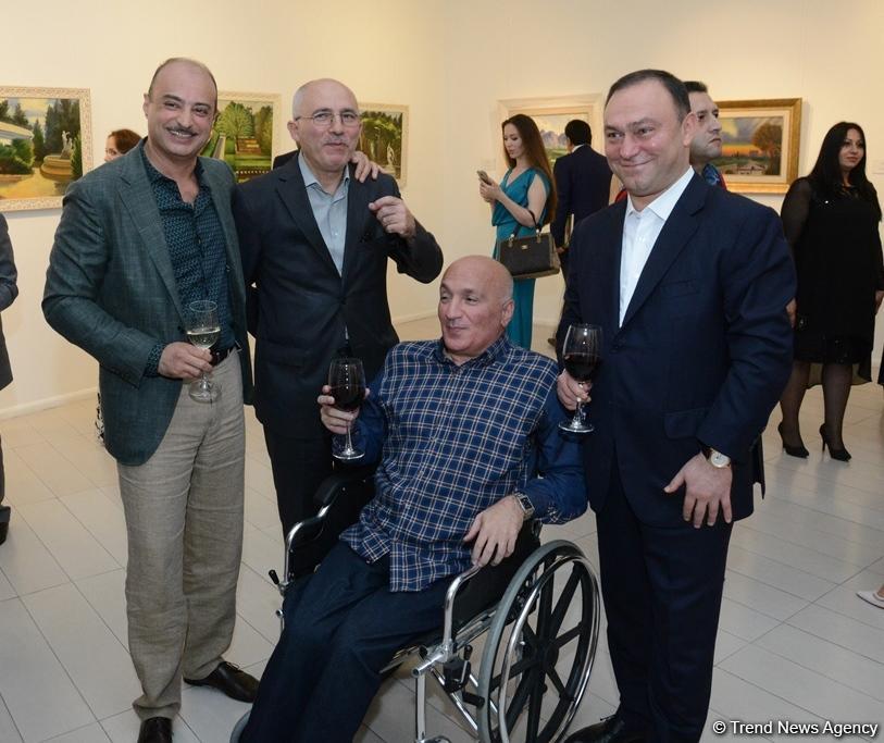 В Музее современного искусства состоялось торжественное открытие выставки выдающегося художника Гусейна Алиева "Пейзажи"