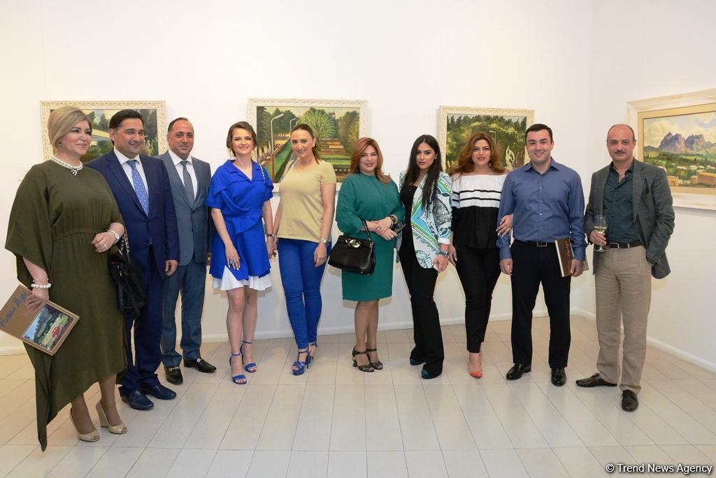 В Музее современного искусства состоялось торжественное открытие выставки выдающегося художника Гусейна Алиева "Пейзажи"