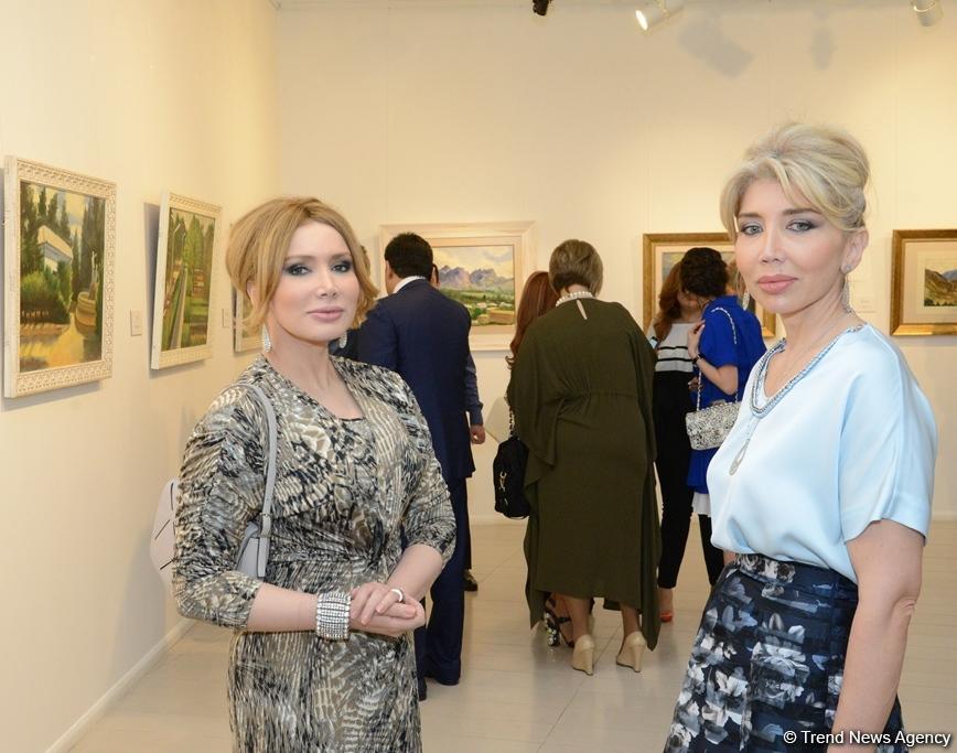 В Музее современного искусства состоялось торжественное открытие выставки выдающегося художника Гусейна Алиева "Пейзажи"