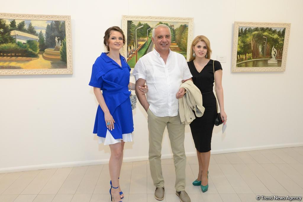 В Музее современного искусства состоялось торжественное открытие выставки выдающегося художника Гусейна Алиева "Пейзажи"