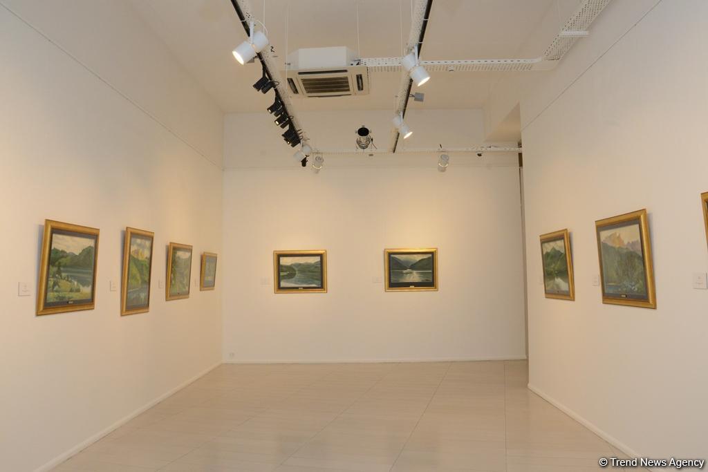 В Музее современного искусства состоялось торжественное открытие выставки выдающегося художника Гусейна Алиева "Пейзажи"