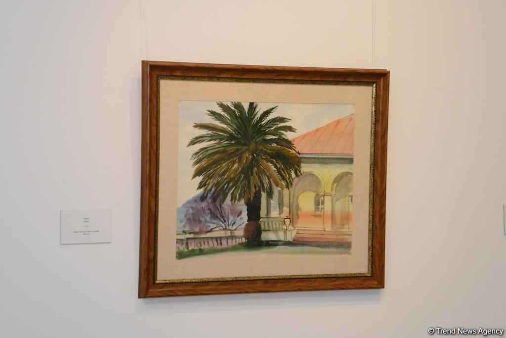 В Музее современного искусства состоялось торжественное открытие выставки выдающегося художника Гусейна Алиева "Пейзажи"