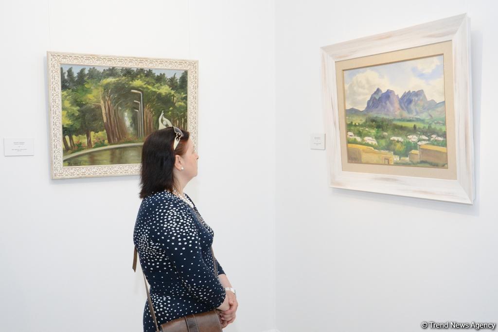 В Музее современного искусства состоялось торжественное открытие выставки выдающегося художника Гусейна Алиева "Пейзажи"