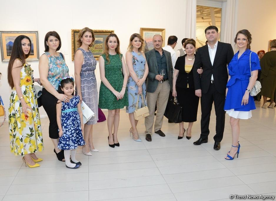 В Музее современного искусства состоялось торжественное открытие выставки выдающегося художника Гусейна Алиева "Пейзажи"