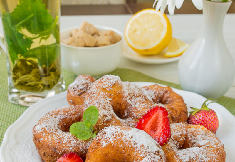 Утренние творожные пончики