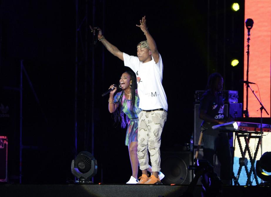 Ошеломительный концерт Фаррелла Уильямса в Баку