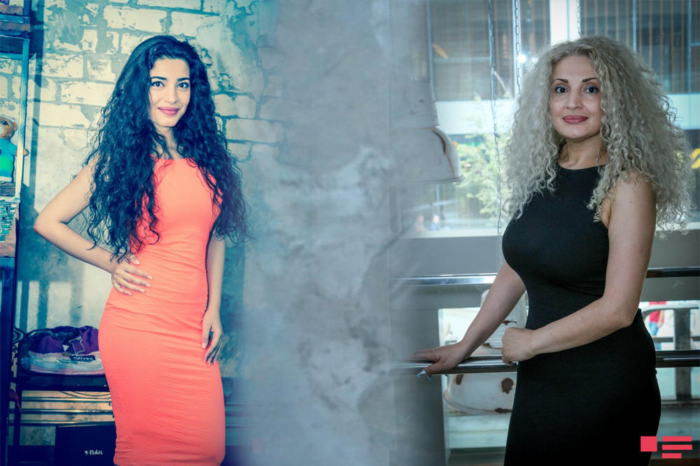 Səmra Rəhimli anası ilə