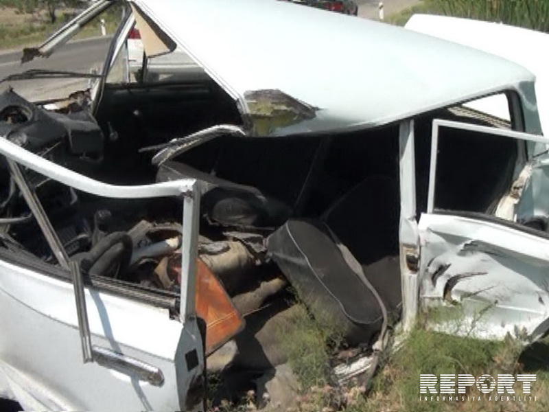 Bakı - Lənkəran sərnişin avtobusu QƏZAYA UĞRADI: