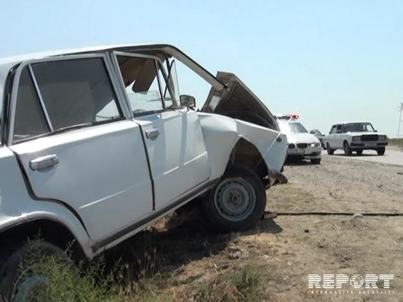 Bakı - Lənkəran sərnişin avtobusu QƏZAYA UĞRADI:
