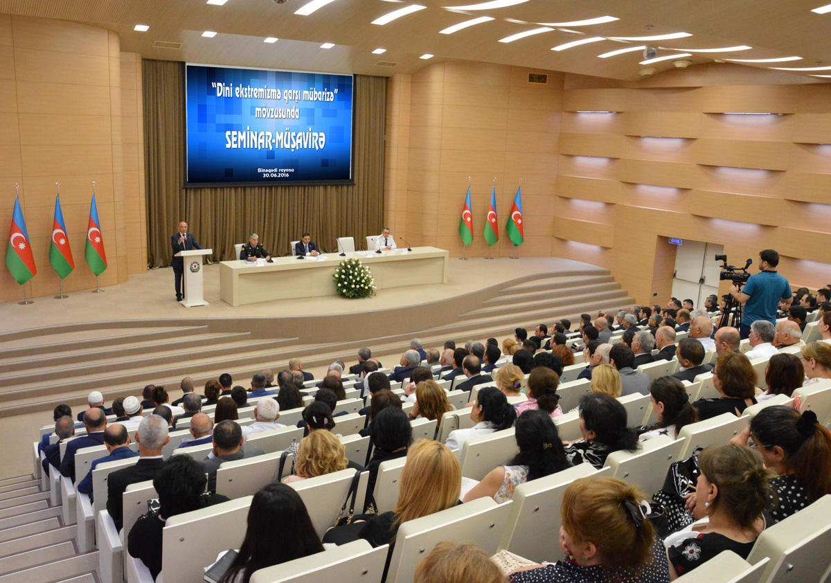 Binəqədidə “Dini ekstremizmə qarşı mübarizə” mövzusunda müşavirə keçirilib