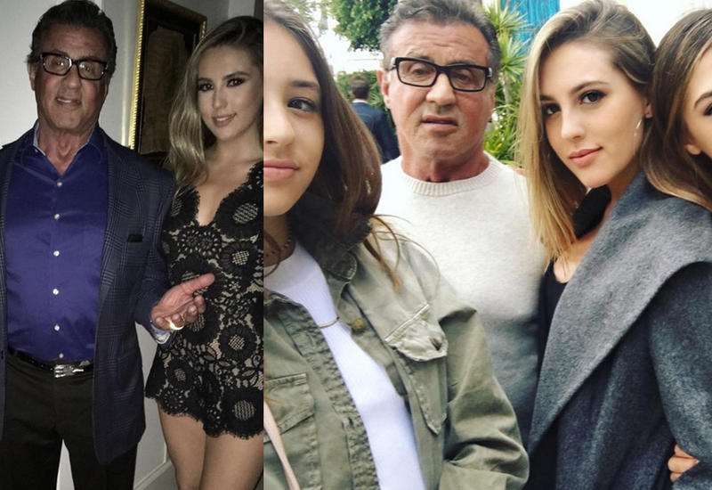 Вот какими стали дочери Сильвестра Сталлоне. Просто красавицы!