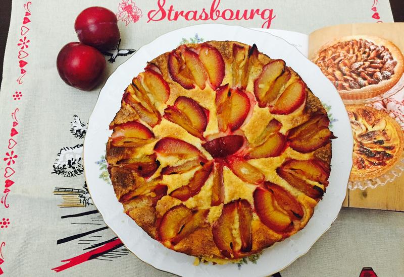 Страсбургский пирог со сливами