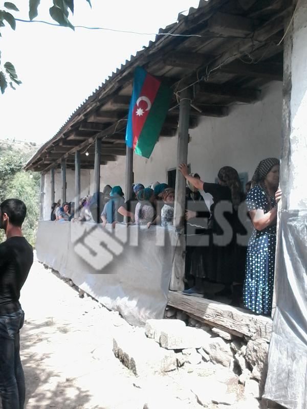 Ötən gün şəhid olan əsgərin cəsədi ailəsinə təhvil verildi