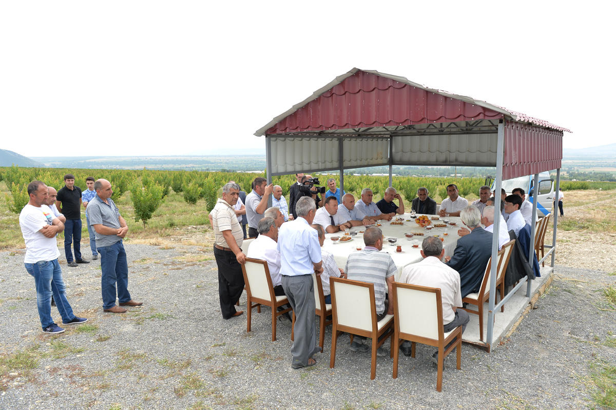 Heydər Əliyev Fondunun "Regional İnkişaf" İctimai Birliyi Yevlax və Şəkidə sakinlərlə görüşlər keçirib