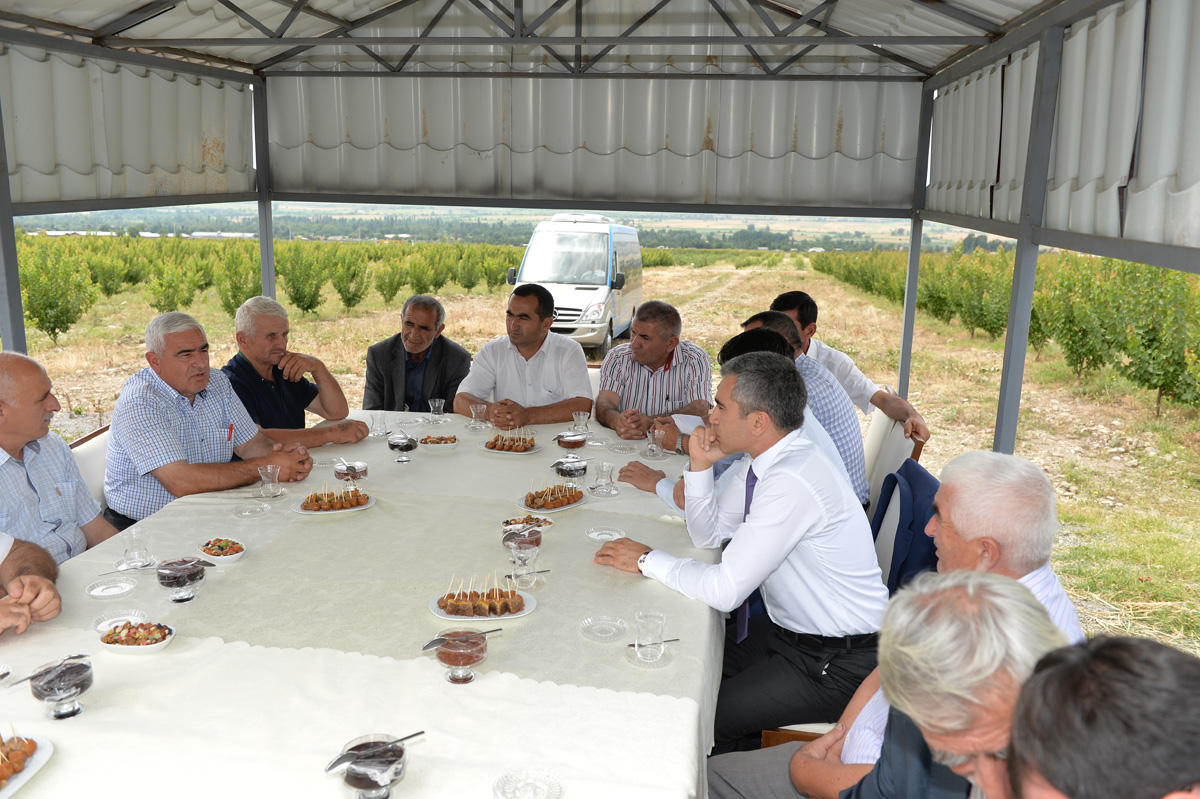 Heydər Əliyev Fondunun "Regional İnkişaf" İctimai Birliyi Yevlax və Şəkidə sakinlərlə görüşlər keçirib