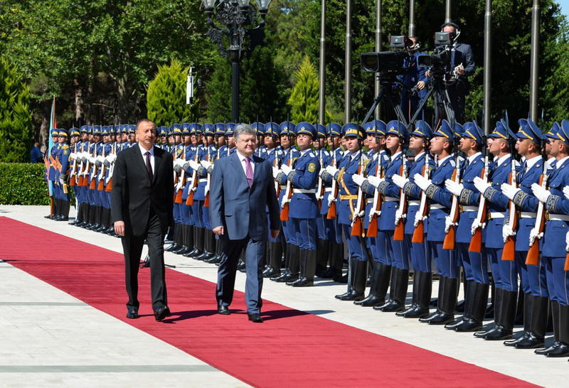 Официальный визит президента Украины в Азербайджан